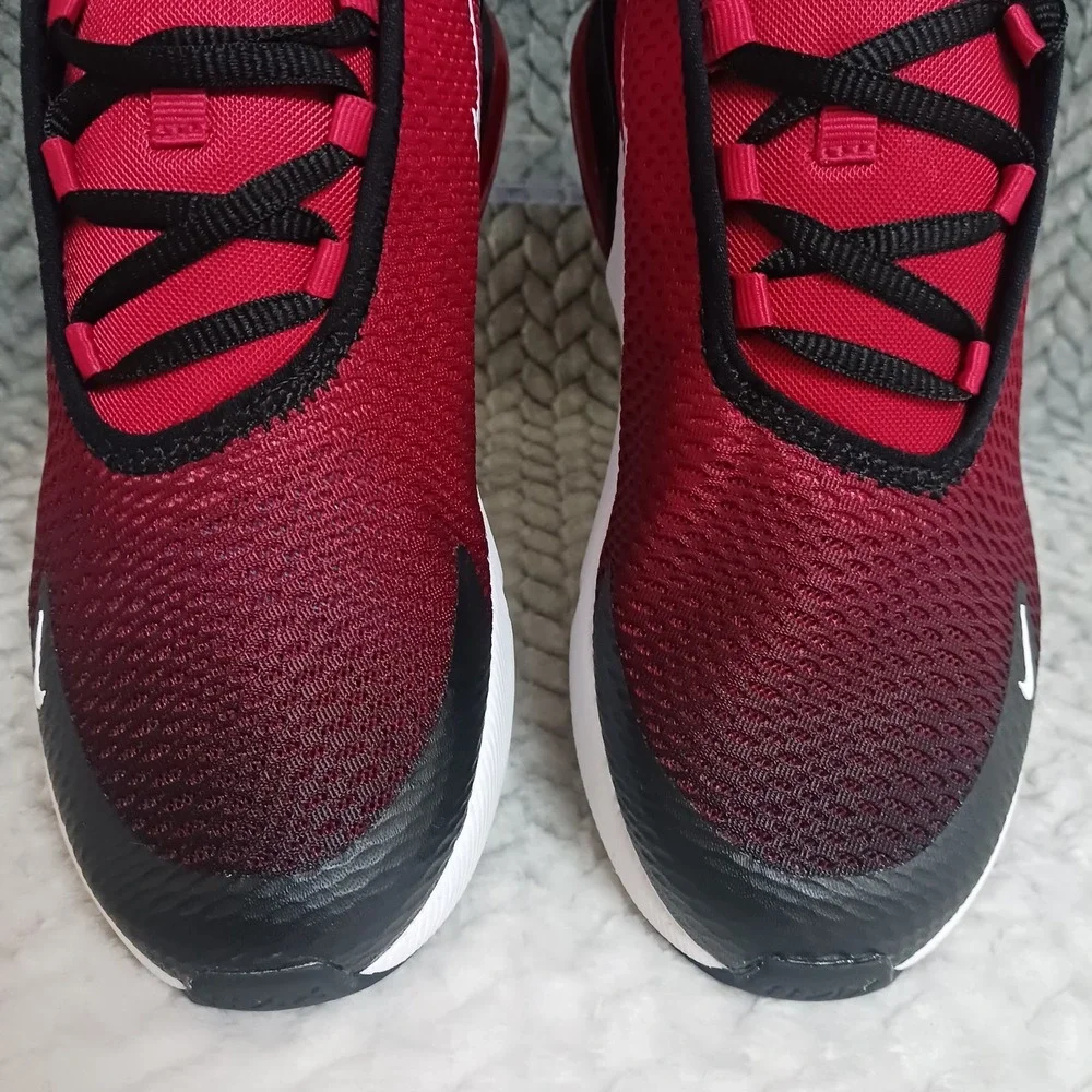 Nike Air Max 270 PS Gym Red Gradient Kid's Walking Running Sneakers Shoes Sz 3Y